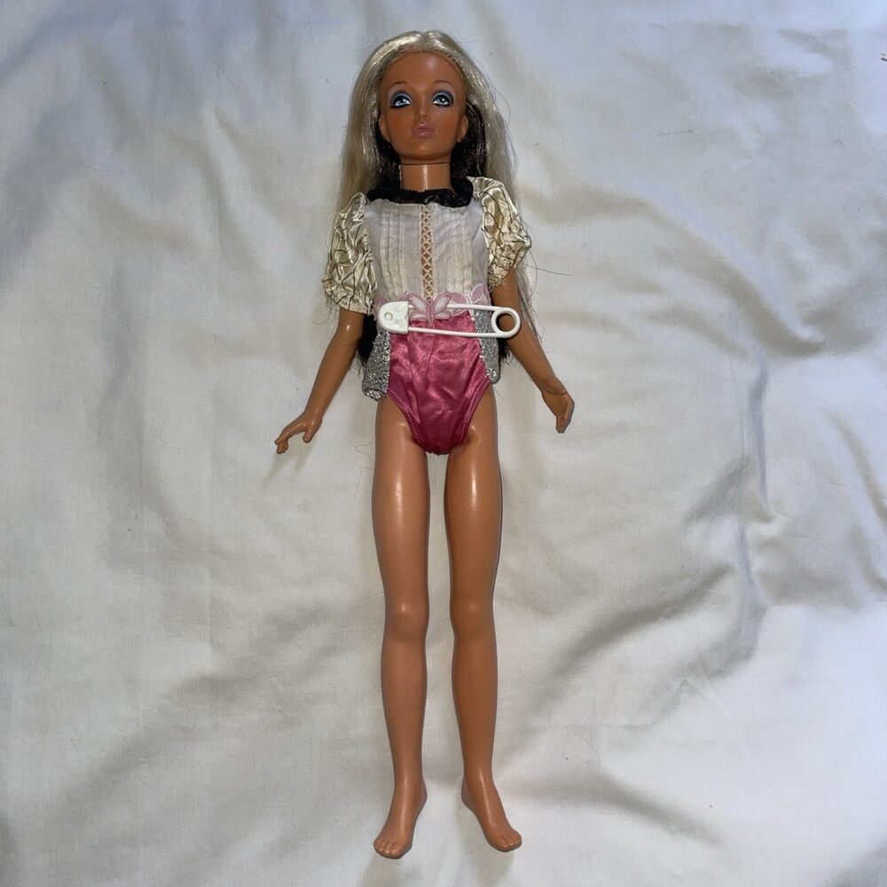 VTG Ideal 1973 Tiffany Tuesday Taylor Doll Color Hair 18" Shirley Temple Suit